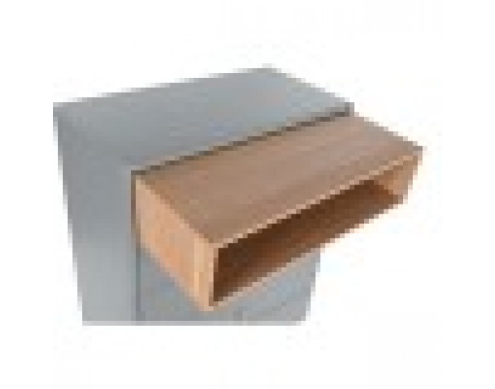 Скрин Home ESPRIT Син Сив полипропилен Дървен MDF 80 x 40 x 117 cm