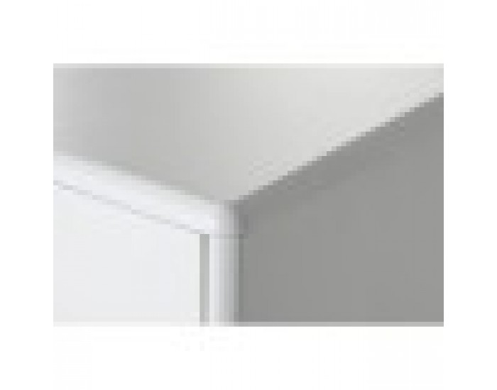 Скрин Home ESPRIT Бял Естествен полипропилен Дървен MDF 120 x 40 x 75 cm