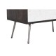 Скрин DKD Home Decor 70 x 40 x 105 cm Бял Тъмно сив Дърво манго