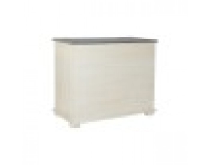 Скрин DKD Home Decor 100 x 50 x 83,5 cm Сив Бежов Тъмно сив Дърво манго Дървен MDF