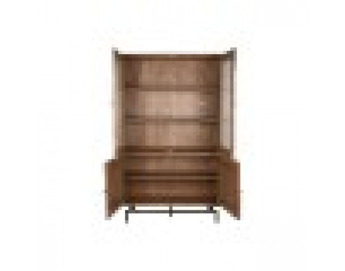 Витрина Home ESPRIT Кристал Aкациево дърво 118 x 45 x 194 cm