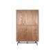 Витрина Home ESPRIT Кристал Aкациево дърво 118 x 45 x 194 cm