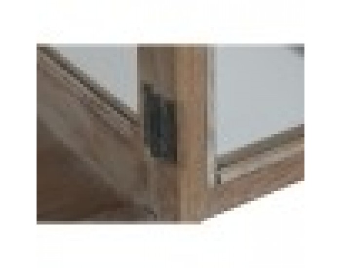 Витрина Home ESPRIT Естествен тиково дърво 76 x 48 x 198 cm