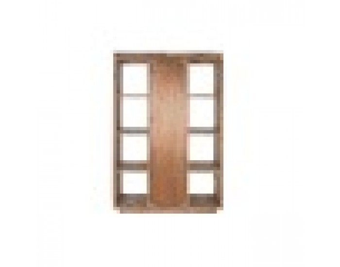 Лавица DKD Home Decor Sheesham Дървен 120 x 40 x 185 cm Кафяв