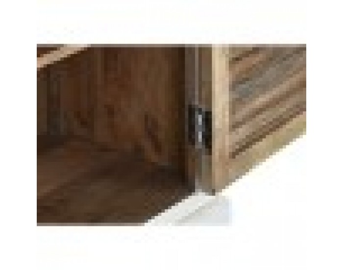 Витрина DKD Home Decor 110 x 45 x 200 cm Кристал Алуминий Дърво манго