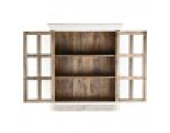 Витрина DKD Home Decor 110 x 45 x 200 cm Кристал Алуминий Дърво манго