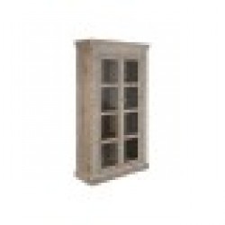 Витрина Home ESPRIT Бял Дърво манго 120 X 44 X 210 cm - Home esprit