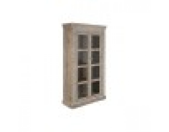 Витрина Home ESPRIT Бял Дърво манго 120 X 44 X 210 cm