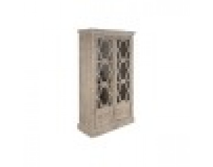 Витрина Home ESPRIT Бял Дърво манго 120 X 50 X 210 cm
