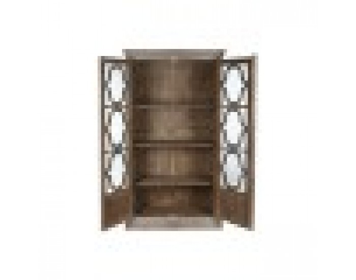 Витрина Home ESPRIT Бял Дърво манго 120 X 50 X 210 cm