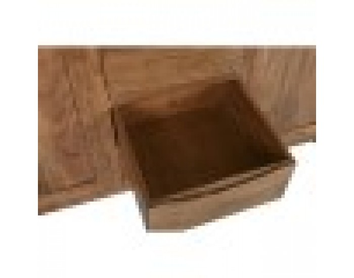 Витрина Home ESPRIT Кафяв Кристал Aкациево дърво 140 x 45 x 180 cm