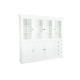 Витрина DKD Home Decor Кристал Дървен MDF 218,4 x 40,6 x 203 cm