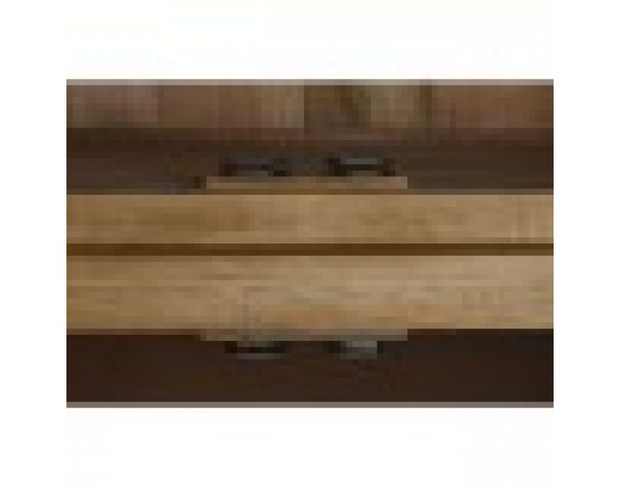Витрина Home ESPRIT Естествен Кристал Дърво манго 200 x 45 x 230 cm