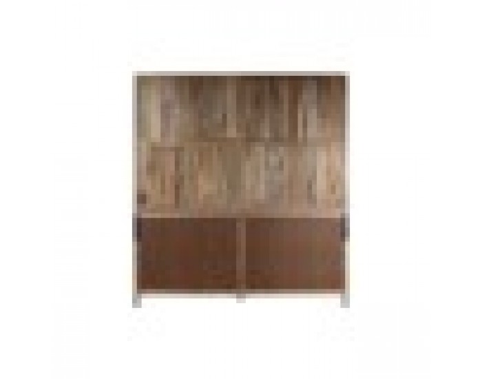 Витрина Home ESPRIT Естествен Кристал Дърво манго 200 x 45 x 230 cm