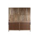 Витрина Home ESPRIT Естествен Кристал Дърво манго 200 x 45 x 230 cm