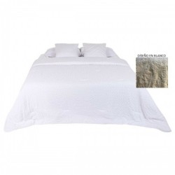Покривка за легло Home ESPRIT Бял 180 x 260 cm - Cuverturi