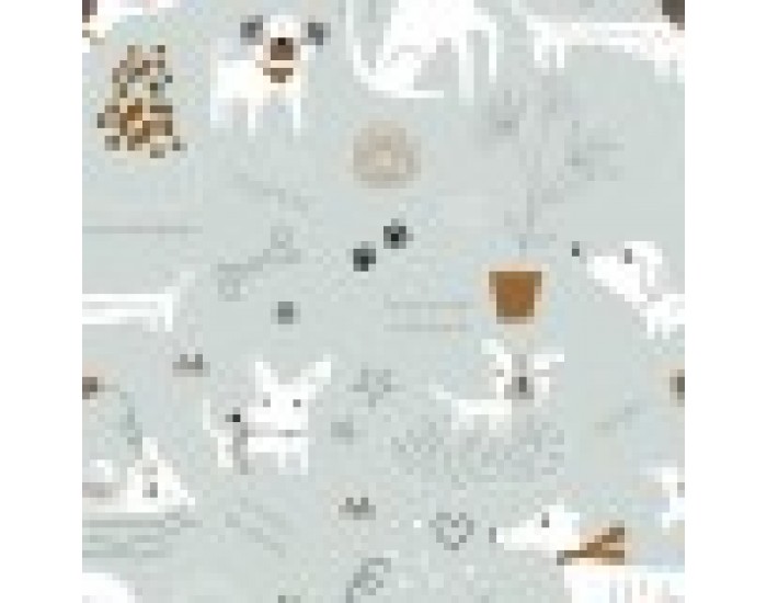 Покривка за легло Panzup Dogs 3 (200 x 260 cm) (105/110 легло)