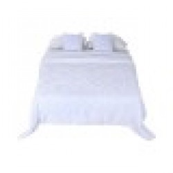 Покривка за легло Home ESPRIT Бял 240 x 260 cm - Cuverturi