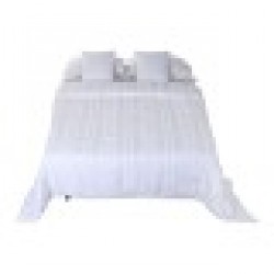 Покривка за легло Home ESPRIT Бял 240 x 260 cm - Cuverturi