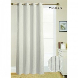 Завеса Hosteline VISTULA Сив 140 x 260 cm - Draperii, perdele și galerii