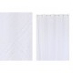 Завеса Home ESPRIT Бял 140 x 260 x 260 cm Бродерия - Draperii, perdele și galerii