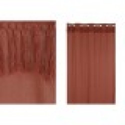 Завеса Home ESPRIT теракота 140 x 260 x 260 cm - Draperii, perdele și galerii