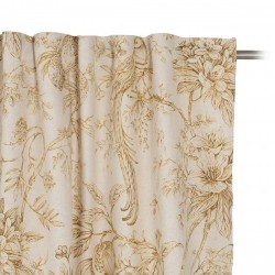 Завеса Бял Горчица Птици 140 x 270 cm - Draperii, perdele și galerii