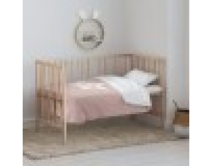 Комплект покривка за завивка Kids&Cotton Nadir Розов 100 x 120 cm
