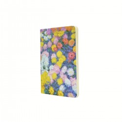 Paperblanks Тетрадка Monet Chrysanthemums, А5, широки редове, 40 листа - Papetărie