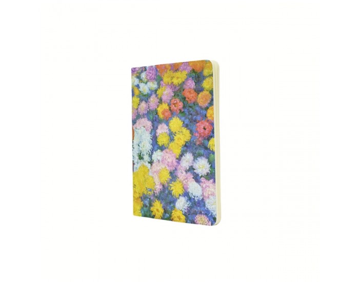 Paperblanks Тетрадка Monet Chrysanthemums, А5, широки редове, 40 листа