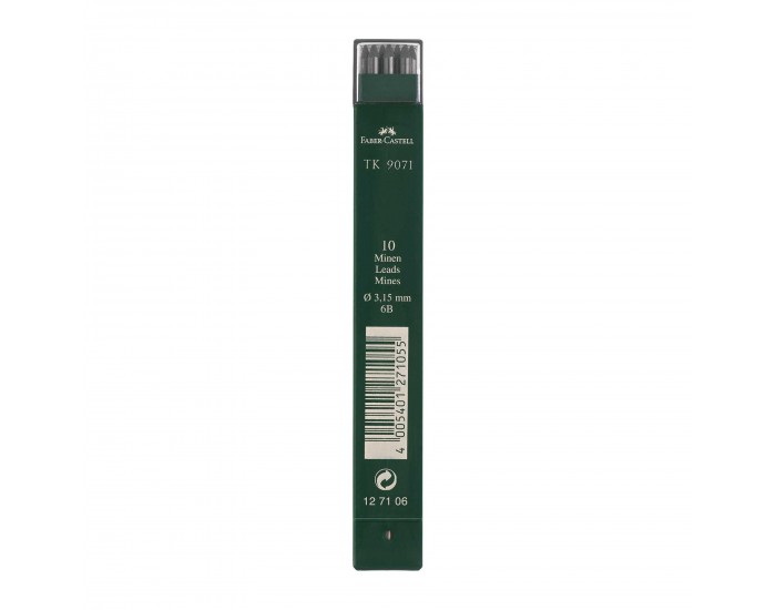 Faber-Castell Графит за верзатил, 3.15 mm, 6B, 10 броя