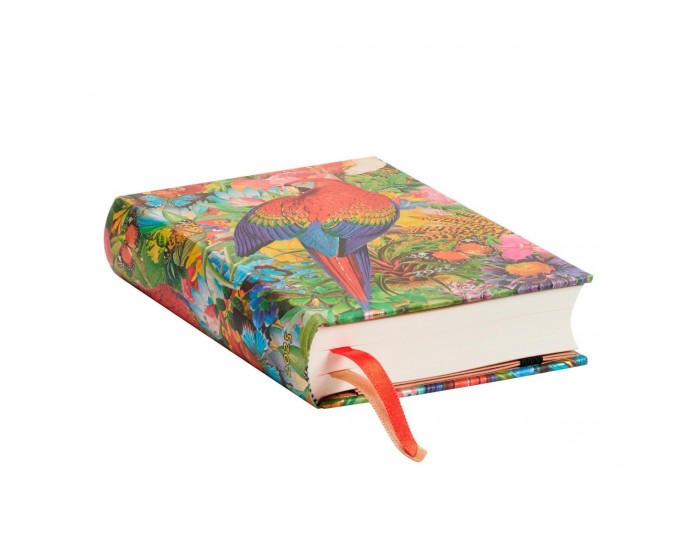 Paperblanks Планер Tropical Garden, Mini, 1 ден на страница, твърда корица, 208 листа, за 2025 година