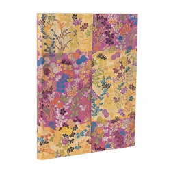 Paperblanks Тефтер Kara-Ori Pink, Ultra, широки редове, мека корица, 88 листа - Papetărie