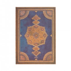 Paperblanks Планер Safavid Indigo, Grande, вертикален, твърда корица, 80 листа, за 2025 година - Papetărie