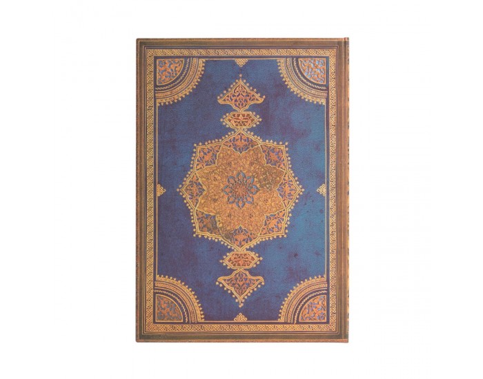 Paperblanks Планер Safavid Indigo, Grande, вертикален, твърда корица, 80 листа, за 2025 година
