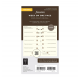 Filofax Пълнител за органайзер Classic, Personal, кремава хартия, за 2025 година, 1 седмица на страница