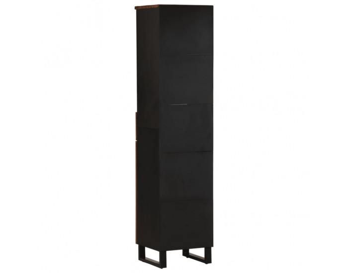 Sonata H Шкаф за баня 38x33x160 см масивно регенерирано дърво