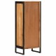 Sonata H Шкаф за баня 40x30x100 см масивно акациево дърво и желязо