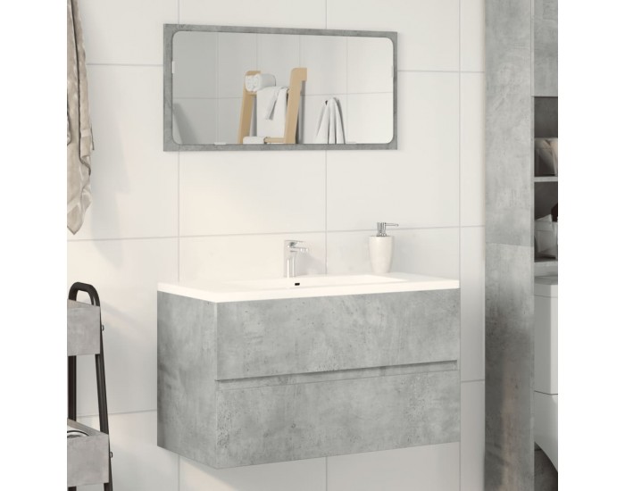Sonata H Долен шкаф за мивка бетонно сив 90x38,5x45 см инженерно дърво