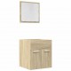 Sonata H Комплект мебели за баня от 2 части, дъб сонома, инженерно дърво