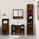 Sonata H Комплект мебели за баня от 3 части, опушен дъб, инженерно дърво