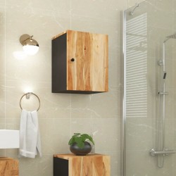 Sonata H Стенен шкаф за баня 38x33x48 см масивно акациево дърво - Seturi