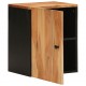 Sonata H Стенен шкаф за баня 38x33x48 см масивно акациево дърво