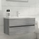Sonata H Шкаф за мивка, сив сонома, 90x38,5x45 см, инженерно дърво
