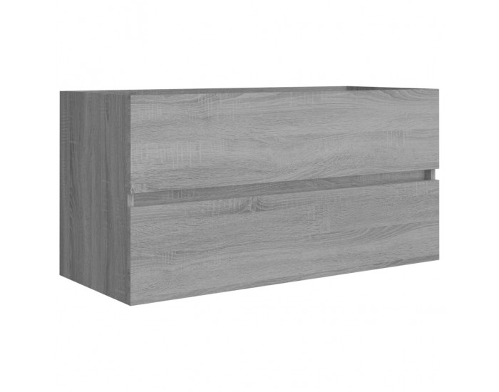 Sonata H Шкаф за мивка, сив сонома, 90x38,5x45 см, инженерно дърво