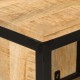Sonata H Шкаф за баня 40x27x90 см мангово дърво масив и желязо