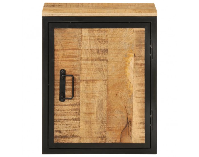 Sonata H Шкаф за баня 40x30x50 см мангово дърво масив и желязо