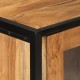 Sonata H Стенен шкаф за баня 40x30x90 см масивно акациево дърво и желязо
