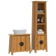 Sonata Set mobilier de baie, 2 piese, lemn masiv de pin