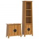 Sonata Set mobilier de baie, 2 piese, lemn masiv de pin